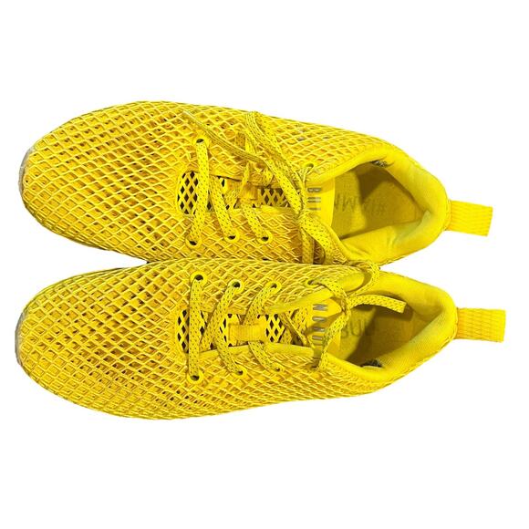 No Bull Project US Women 8.5 Yellow Knitted Trainers GUC - Picture 3 of 6